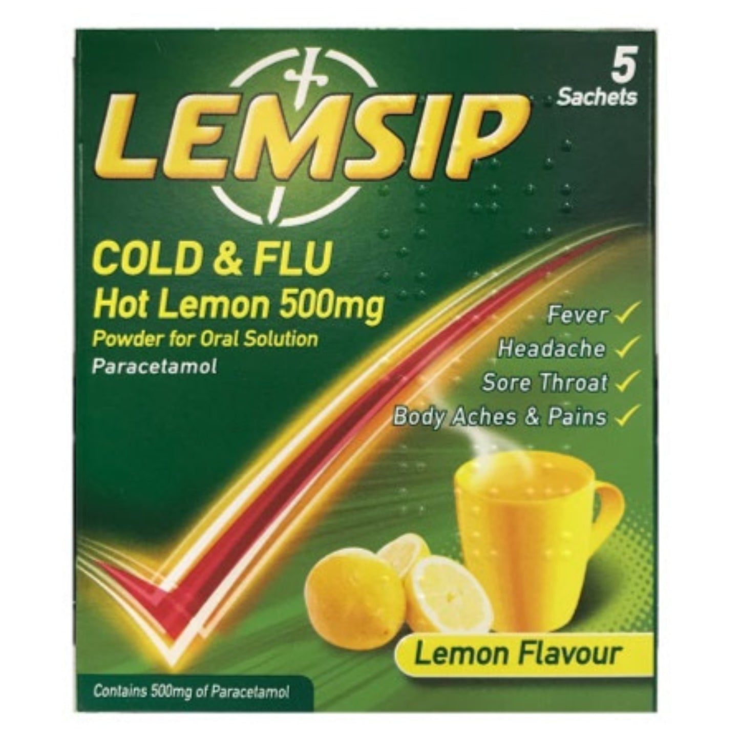 Lemsip Cold & Flu Sachet Lemon Flavour
