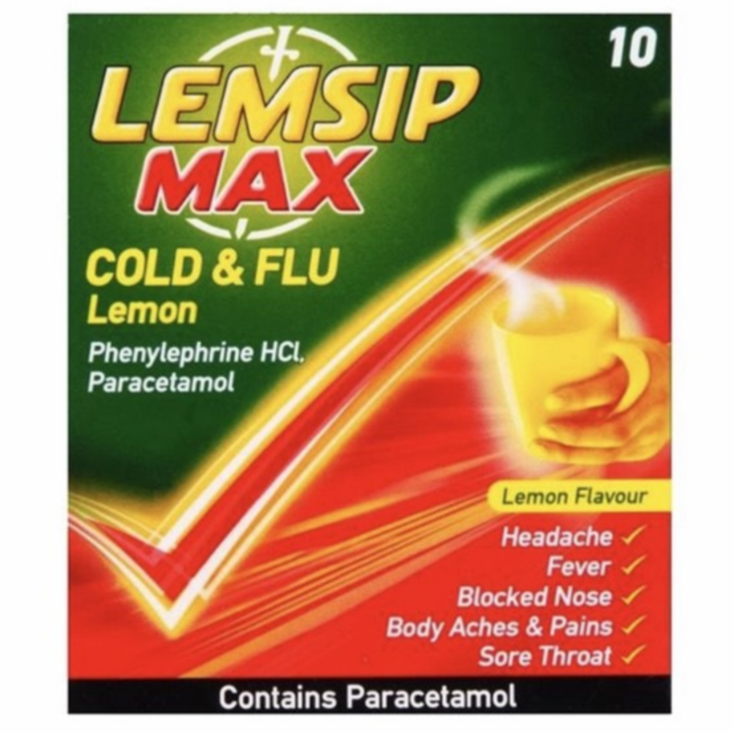Lemsip Max Cold & Flu Lemon Flavour
