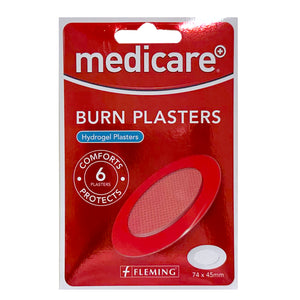 Medicare Burn Plasters 6 Pack