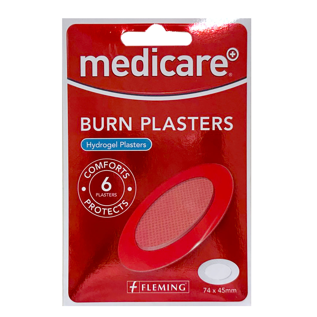 Medicare Burn Plasters 6 Pack