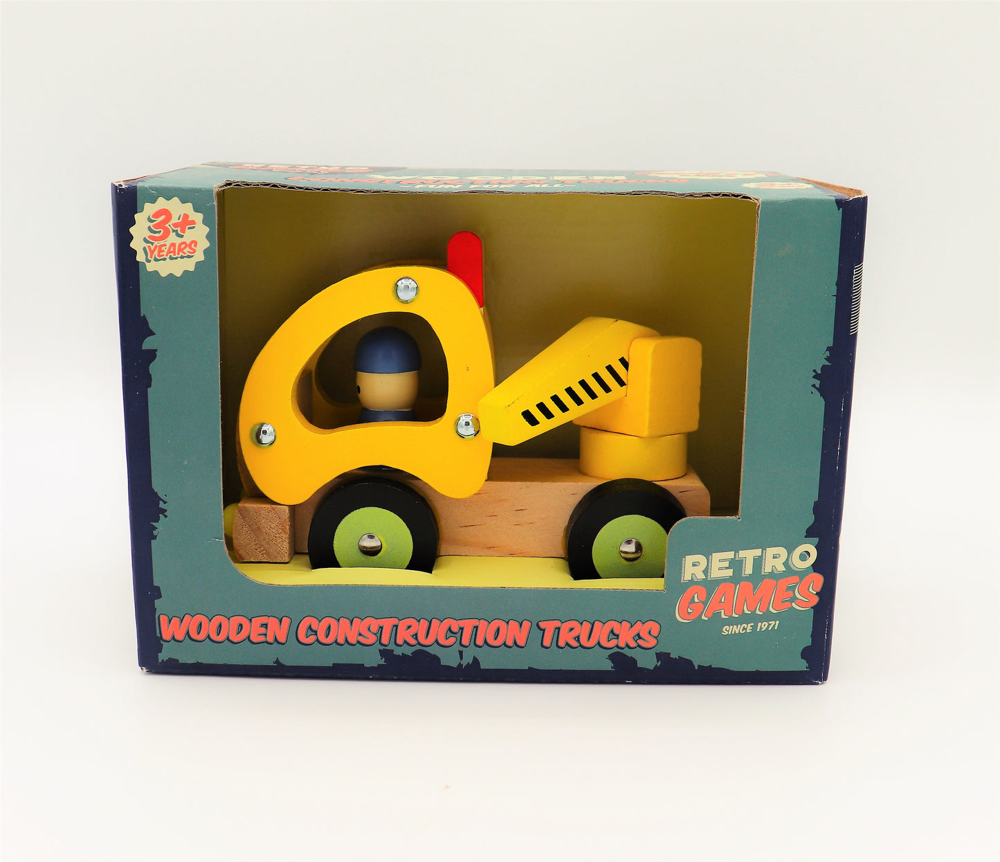 Retro Games Wooden Construction Truck