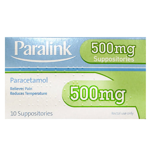 Paralink Suppositories 500mg (10pk)