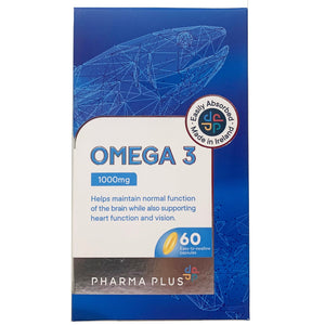 Pharma Plus Omega 3 1000mg 60 Capsules