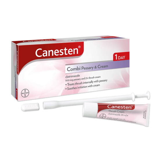 Canesten Thrush Combi 500mg Pessary & 2% External Cream