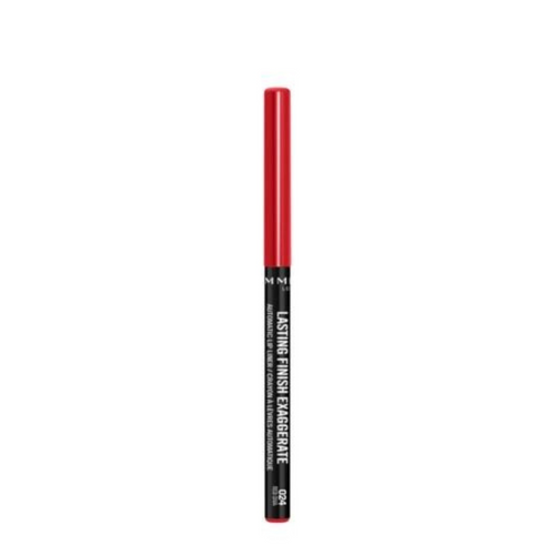 Rimmel Lip Pencil in bright Red. Black pencil with red lid.