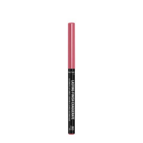 Rimmel Lip Liner in natural pink colour. Black pencil with pink lid.