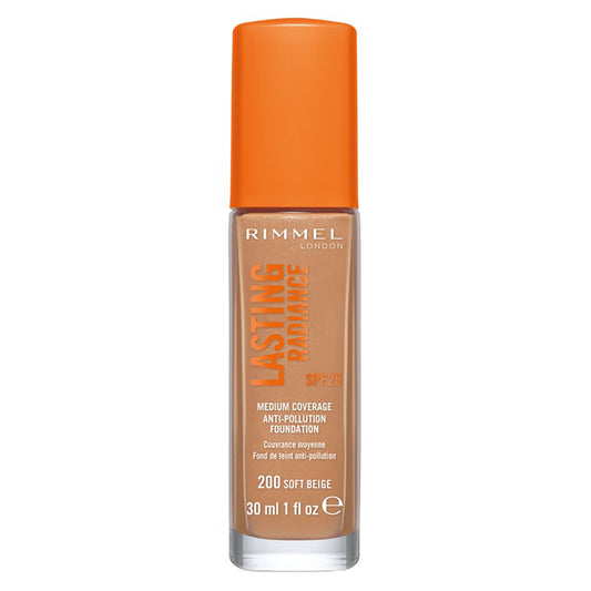Rimmel Lasting Radiance Foundation 200 Soft Beige