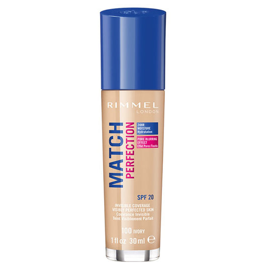Rimmel Match Perfection Foundation 100 Ivory