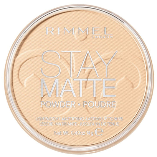 Rimmel Stay Matte Pressed Powders Transparent 001