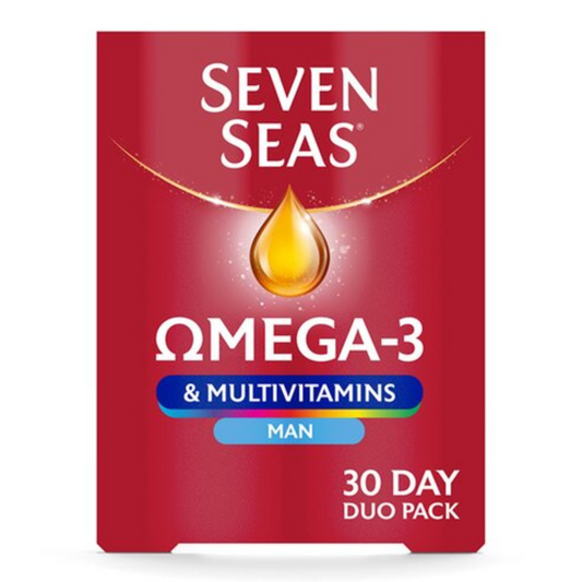 Seven Seas Omega 3 & Multivitamins Man 30 Day Duo Pack