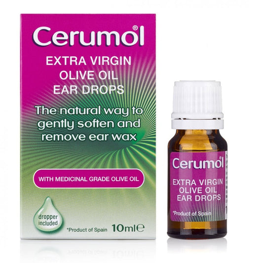 Cerumol Extra Virgin Olive Oil Eardrops 10ml