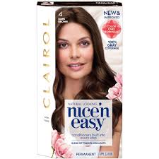Clairol Nice & Easy Permanent Hair Colour.
