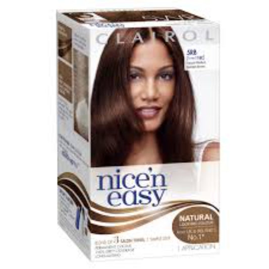 Clairol Nice & Easy Permanent Hair Colour.