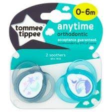 Tommee Tippee Closer To Nature 0-6 Months Anytime Soother