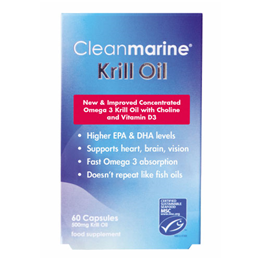 Cleanmarine Krill Oil Capsules 60pk