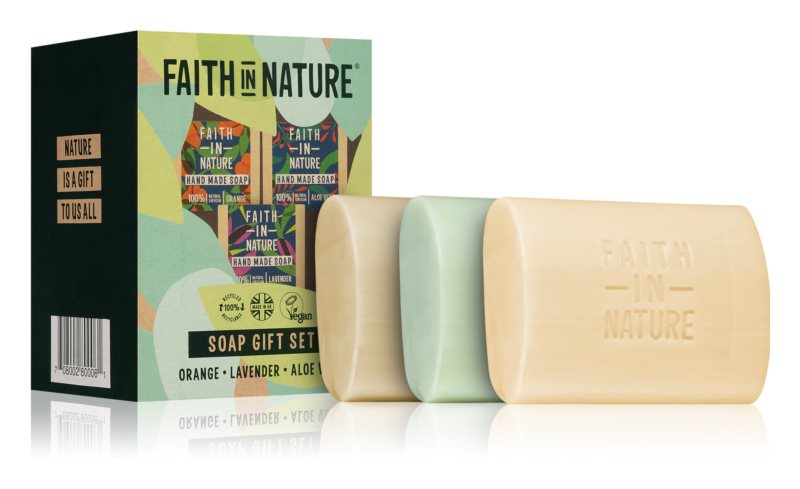 FAITH IN NATURE SOAP GIFT SET 3PACK