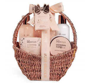 IDC Scented Bath Bronze Basket Orange and Cedarwood