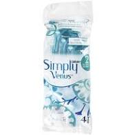 Simply 2 Blade Disposable Razors 4 Pack