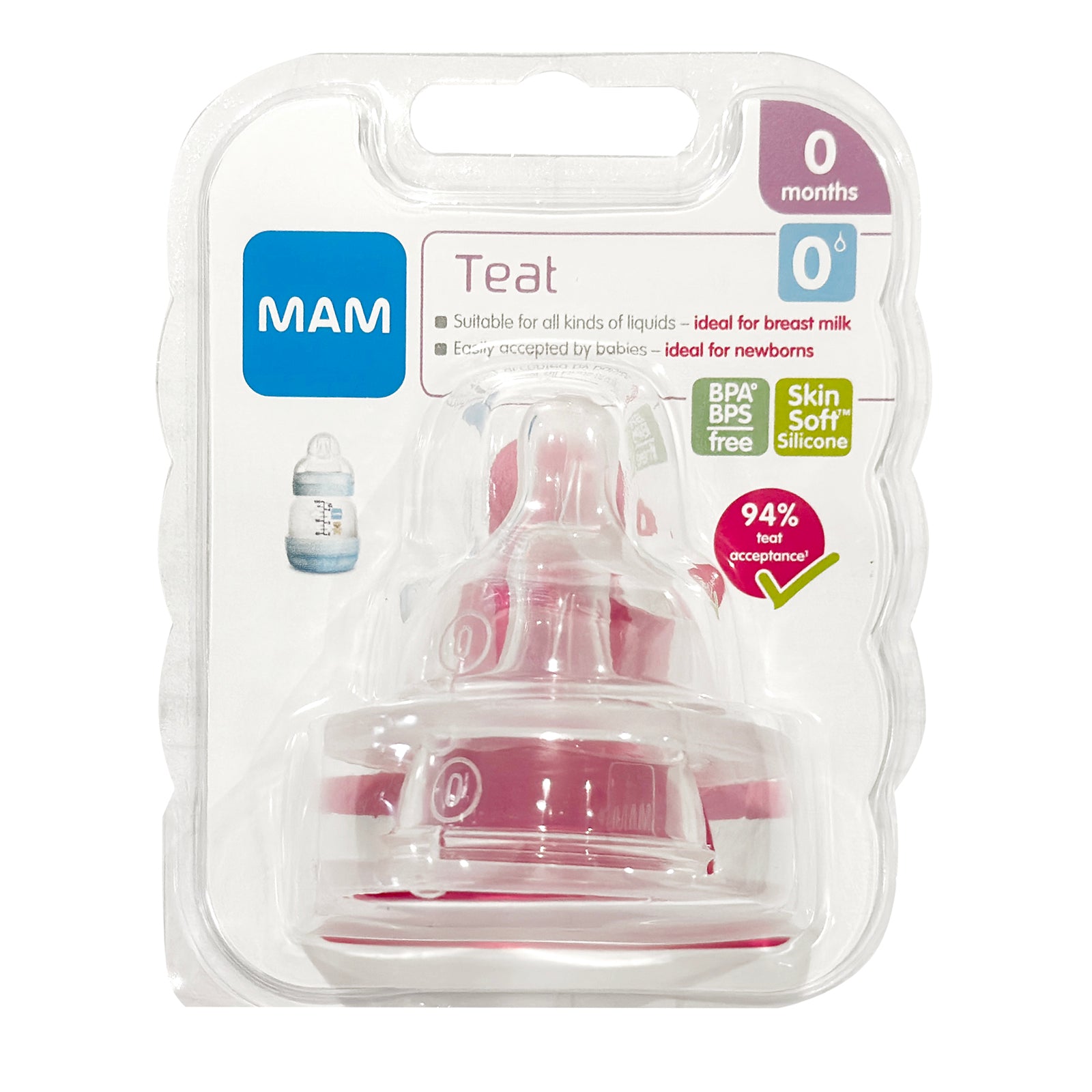 Teat Mam Bottles Sainsburys MAM Anti Colic Bottle 2+ Months
