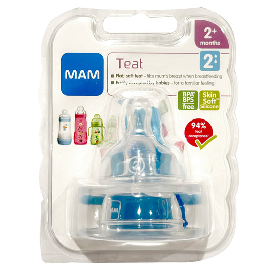 MAM Teats Level 2 Medium Flow 2+ Months