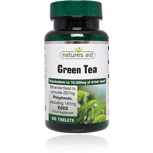 Natures Aid Green Tea 60 Tablets