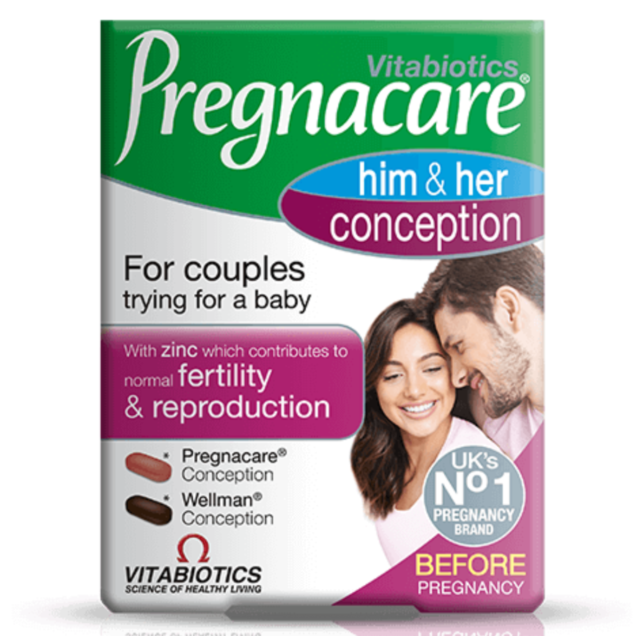 Vitabiotics Pregnacare Him&Her Conception 30 Day