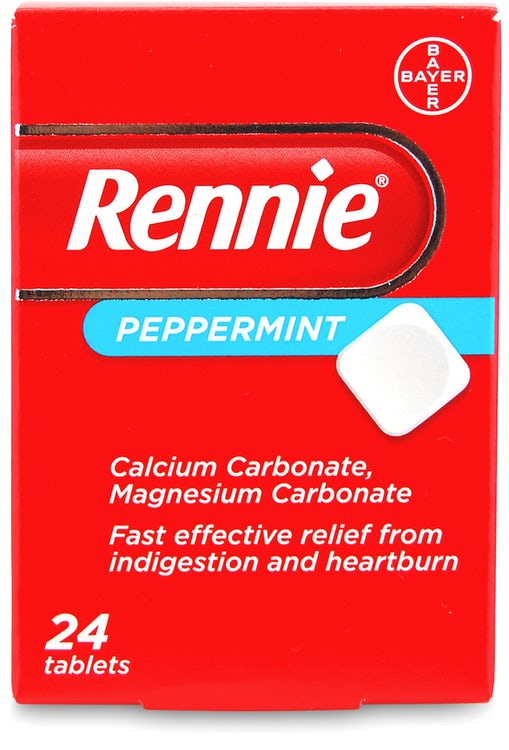 Rennie Peppermint - 24 Tabs
