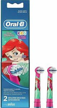 Load image into Gallery viewer, Oral B Kids Replacement Brush Heads Extra Soft 2pk
