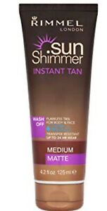 Rimmel Sunshimmer Instant Tan Medium Matte 125ml﻿