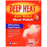 Deep Heat Patches 4 Pack
