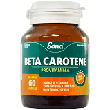 Sona Natural Beta Carotene 60 Caps