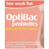 OptiBac Probiotics For a Flat Stomach 7 Sachets