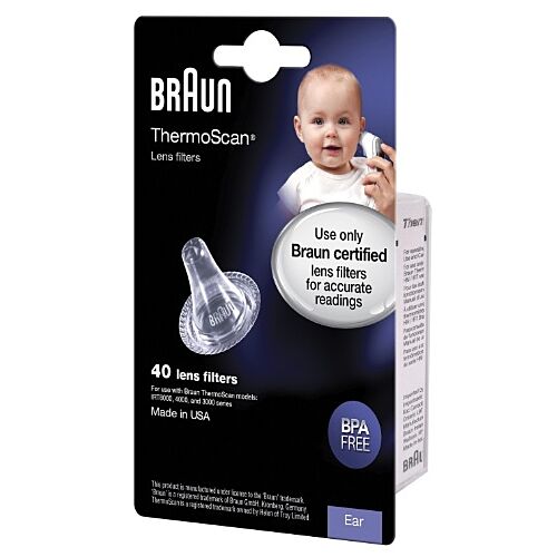 Braun Thermoscan Lens Filters 40pcs