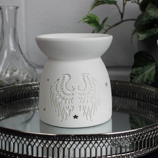 Wax Melt Burner - Ceramic Angel  11cm